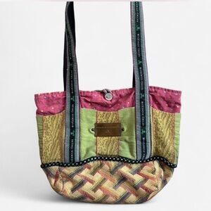 Rare Patchwork MACKENZIE-CHILDS Cotton Tote bag